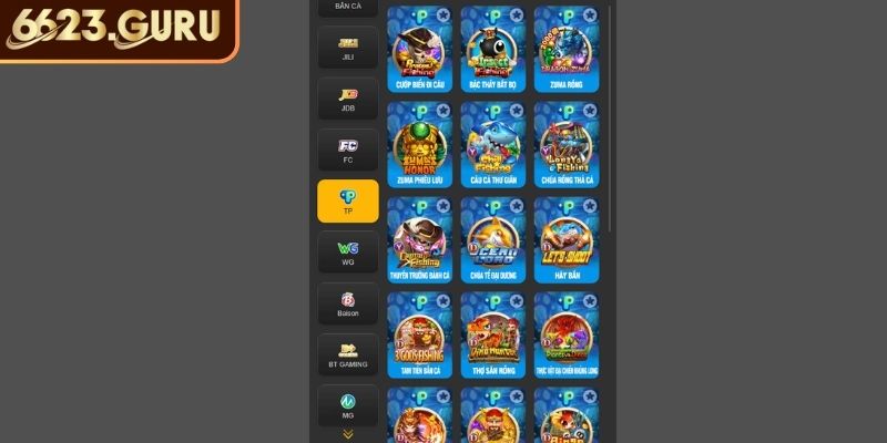 Bắn Cá TP 6623 - Trải Nghiệm Đại Dương Rực Rỡ, Thưởng Khủng 1 Giới thiệu nhà phát hành Bắn Cá TP 6623