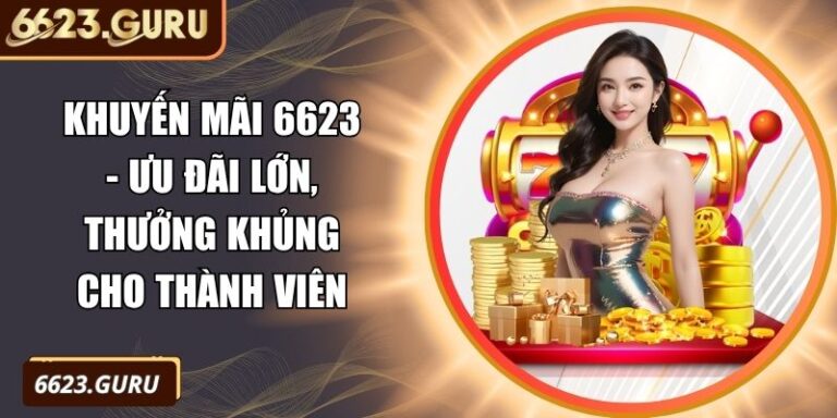 Khuyến Mãi 6623 - Ưu Đãi Lớn, Thưởng Khủng Cho Thành Viên 1 Khuyến mãi 6623