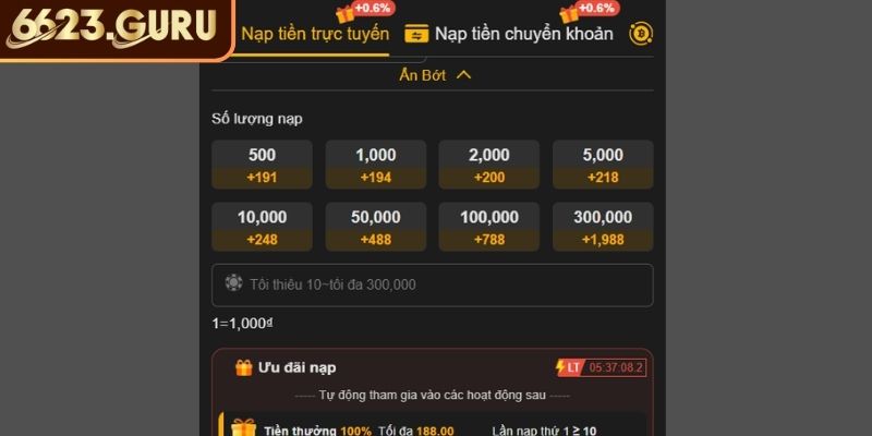 Nạp Tiền 6623 - Hướng Dẫn Đầy Đủ Để Giao Dịch An Toàn 2 Hình thức công ty gửi tiền