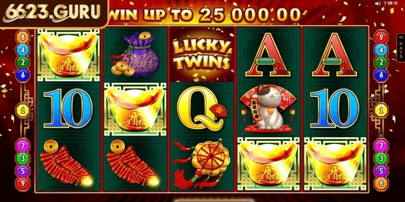 Nổ Hũ Lucky Twins 6623 – Quay Thưởng Nhận Jackpot Khủng 3 Lựa chọn mức cược phù hợp